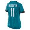 Parker Washington Jacksonville Jaguars Nike Women's Team Game Jersey - Teal - Detail View