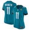 Parker Washington Jacksonville Jaguars Nike Women's Team Game Jersey - Teal - Front View