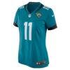 Parker Washington Jacksonville Jaguars Nike Women's Team Game Jersey - Teal - Side View