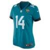 Elijah Cooks Jacksonville Jaguars Nike Women's Team Game Jersey - Teal - Side View