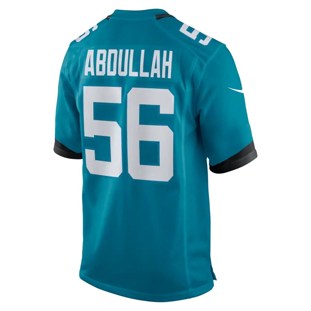 Yasir Abdullah Jacksonville Jaguars Nike Team Game Jersey