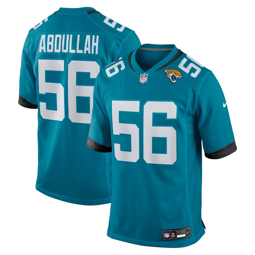 Yasir Abdullah Jacksonville Jaguars Nike Team Game Jersey