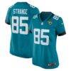 Brenton Strange Jacksonville Jaguars Nike Women's Team Game Jersey - Teal - Front View