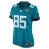Brenton Strange Jacksonville Jaguars Nike Women's Team Game Jersey - Teal - Side View