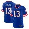 Jalin Hyatt New York Giants Nike Alternate Game Jersey - - Front View
