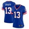Jalin Hyatt New York Giants Nike Women's Alternate Game Jersey - - Front View