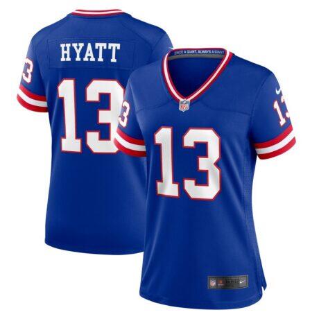 Jalin Hyatt New York Giants Nike Women's Alternate Game Jersey - - Front View