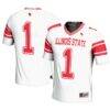 #1 Illinois State Redbirds GameDay Greats Youth Football Jersey - White - Front View