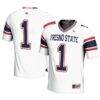 #1 Fresno State Bulldogs GameDay Greats Youth Football Jersey - White - Front View