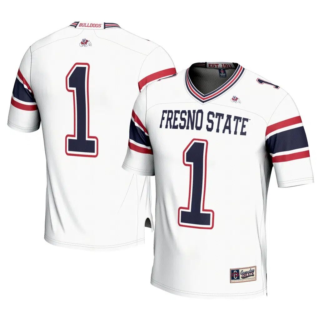 #1 Fresno State Bulldogs GameDay Greats Youth Football Jersey