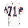 #71 Liberty Flames GameDay Greats Youth Football Jersey - White - Detail View