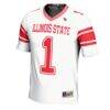 #1 Illinois State Redbirds GameDay Greats Football Jersey - White - Side View