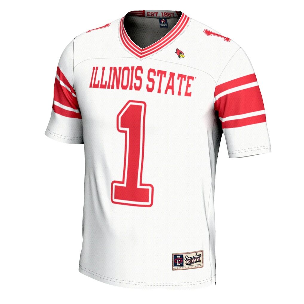 #1 Illinois State Redbirds GameDay Greats Football Jersey