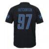 Aidan Hutchinson Detroit Lions Nike Youth Game Jersey - Black - Detail View