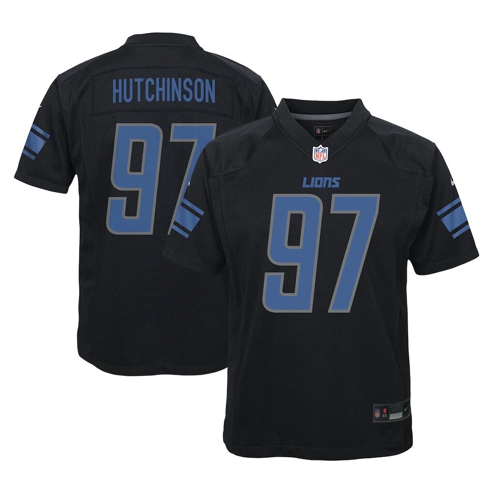 Aidan Hutchinson Detroit Lions Nike Youth Game Jersey