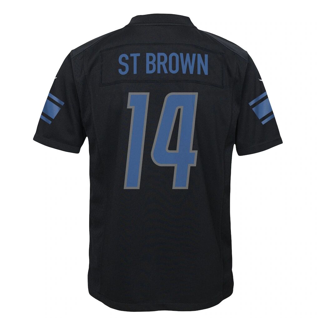 Amon-Ra St. Brown Detroit Lions Nike Youth Game Jersey