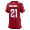Garrett Williams Arizona Cardinals Nike Women's Game Jersey - - Detail View
