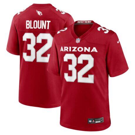 Joey Blount Arizona Cardinals Nike Game Jersey - - Front View