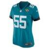 Dequan Jackson Jacksonville Jaguars Nike Women's Game Jersey - Teal - Side View