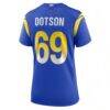 Kevin Dotson Los Angeles Rams Nike Women's Game Jersey - - Detail View