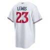Royce Lewis Minnesota Twins Nike Replica Player Jersey - White - Detail View