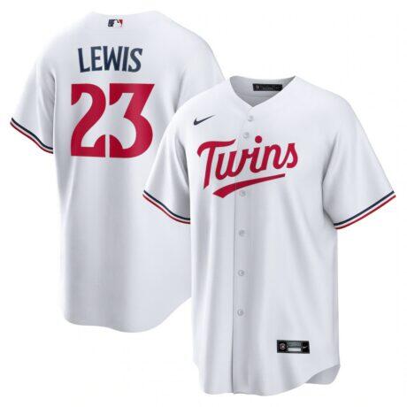 Royce Lewis Minnesota Twins Nike Replica Player Jersey - White - Front View