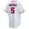 CJ Abrams Washington Nationals Nike Youth Home Replica Player Jersey - White - Detail View