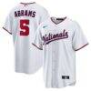 CJ Abrams Washington Nationals Nike Youth Home Replica Player Jersey - White - Front View