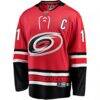 Jordan Staal Carolina Hurricanes Fashion7 Alternate Breakaway Jersey - Red - Side View