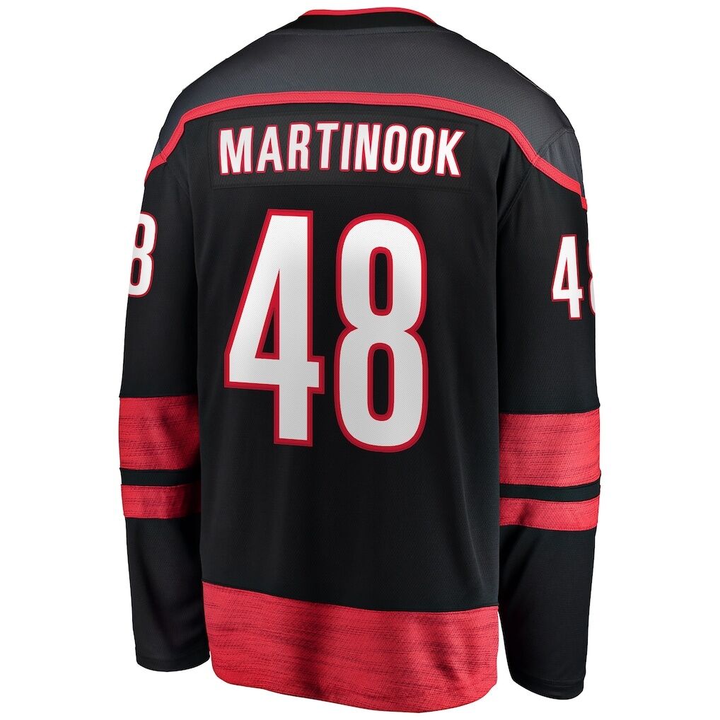 Jordan Martinook Carolina Hurricanes Fashion7 Home Breakaway Jersey