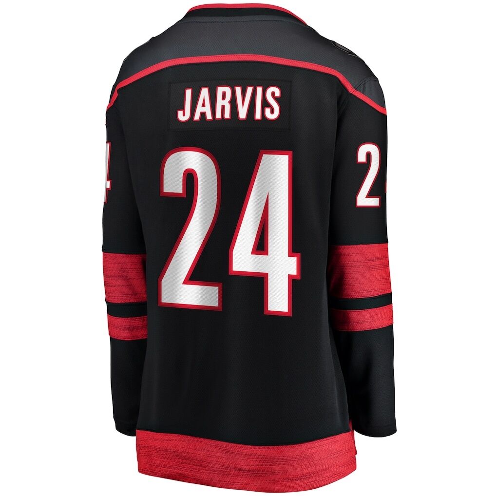 Seth Jarvis Carolina Hurricanes Fashion7 Women's Home Breakaway Player Jersey