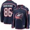 Kirill Marchenko Columbus Blue Jackets Fashion7 Home Breakaway Jersey - Navy - Front View