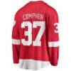 J.T. Compher Detroit Red Wings Fashion7 Home Breakaway Jersey - Red - Detail View