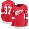 J.T. Compher Detroit Red Wings Fashion7 Women's Home Breakaway Player Jersey - Red - Front View