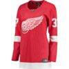 J.T. Compher Detroit Red Wings Fashion7 Women's Home Breakaway Player Jersey - Red - Side View