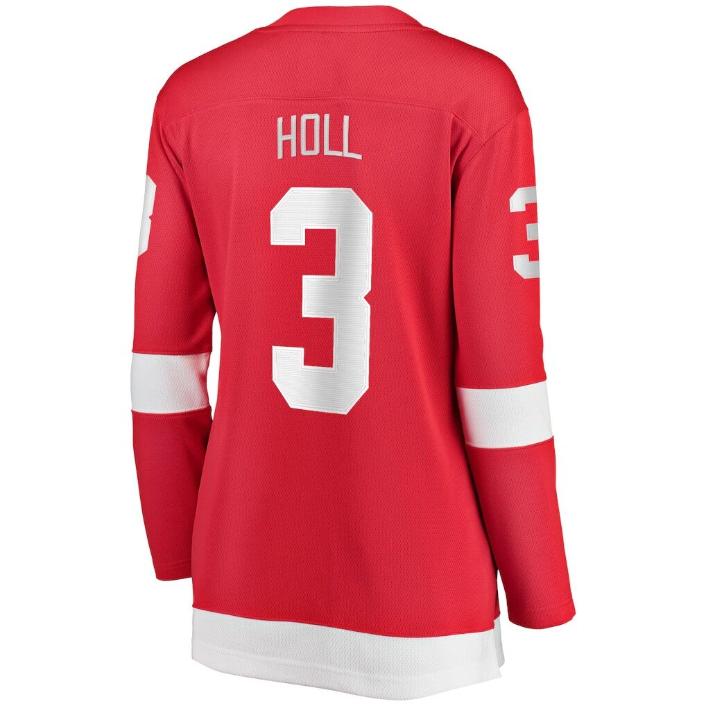 Justin Holl Detroit Red Wings Fashion7 Women's Home Breakaway Player Jersey