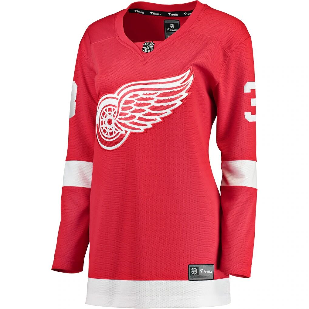 Justin Holl Detroit Red Wings Fashion7 Women's Home Breakaway Player Jersey