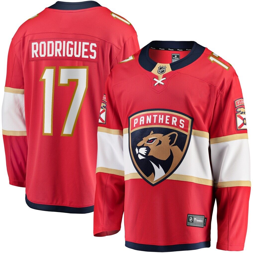 Evan Rodrigues Florida Panthers Fashion7 Home Breakaway Jersey