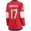 Evan Rodrigues Florida Panthers Fashion7 Women's Home Breakaway Player Jersey - Red - Detail View