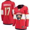 Evan Rodrigues Florida Panthers Fashion7 Women's Home Breakaway Player Jersey - Red - Front View
