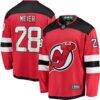Timo Meier New Jersey Devils Fashion7 Home Breakaway Jersey - Red - Front View