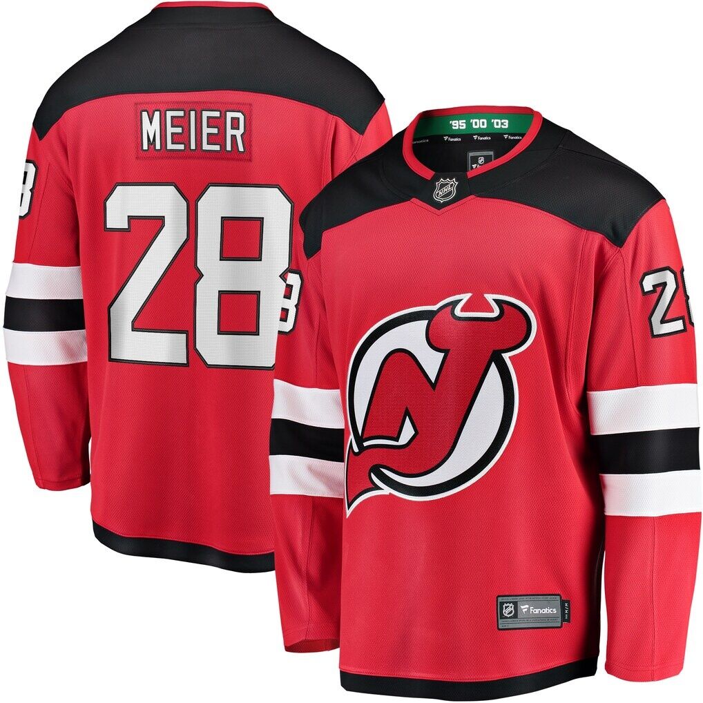 Timo Meier New Jersey Devils Fashion7 Home Breakaway Jersey