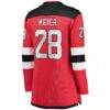 Timo Meier New Jersey Devils Fashion7 Women's Home Breakaway Player Jersey - Red - Detail View