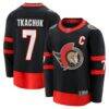 Brady Tkachuk Ottawa Senators Fashion7 Home Breakaway Jersey - Black - Front View
