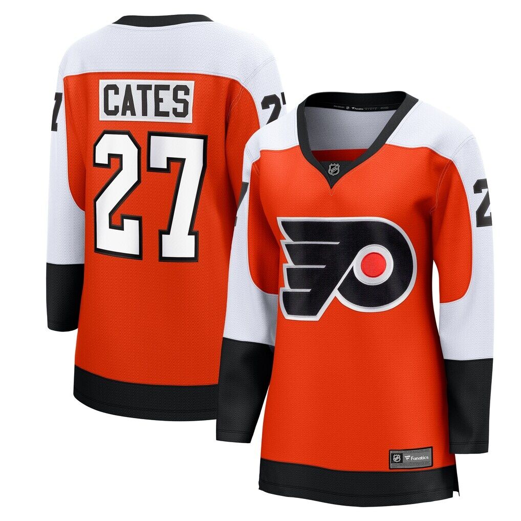Noah Cates Philadelphia Flyers Fashion7 Women's Home Breakaway Player Jersey