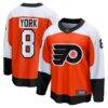 Cam York Philadelphia Flyers Fashion7 Home Breakaway Jersey - Orange - Front View