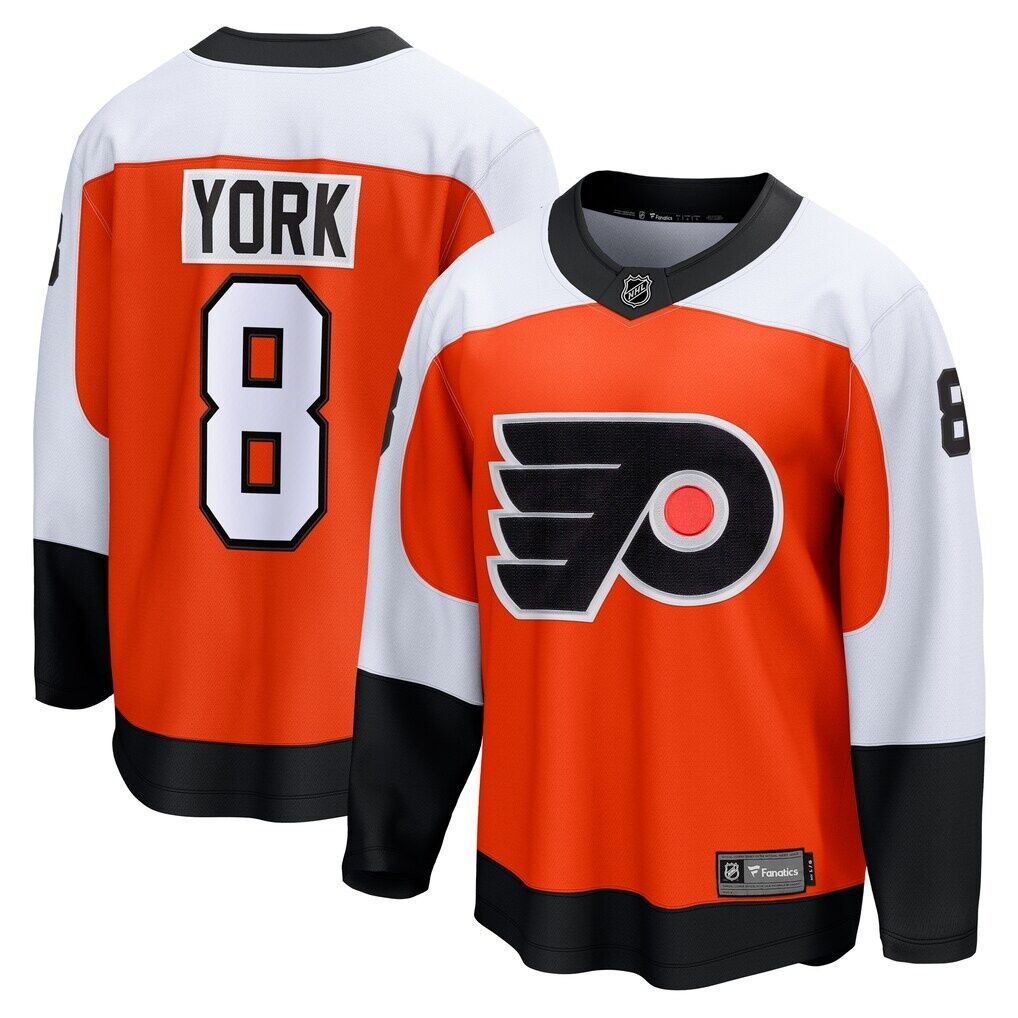 Cam York Philadelphia Flyers Fashion7 Home Breakaway Jersey