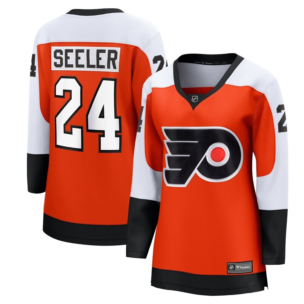 Nick Seeler Philadelphia Flyers Fashion7 Women's Home Breakaway Player Jersey