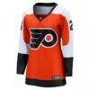 Nick Seeler Philadelphia Flyers Fashion7 Women's Home Breakaway Player Jersey - Orange - Side View
