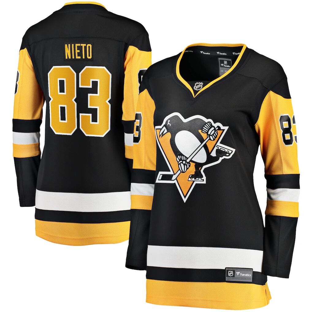 Matt Nieto Pittsburgh Penguins Fashion7 Women's Home Breakaway Player Jersey